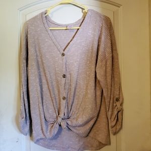 Tan soft blouse